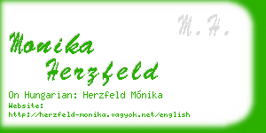 monika herzfeld business card