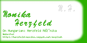 monika herzfeld business card